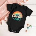 Pro Choice Af Reproductive Rights Rainbow Vintage Baby Onesie
