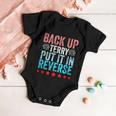 Retro Back Up Terry Put It In Reverse 4Th Of July Fireworks Baby Onesie