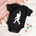 Retro Bigfoot Funny Rock And Roll Bigfoot Baby Onesie