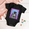 Sad Anime Girl Japanese Aesthetic Vaporwave Anime Otaku Tshirt Baby Onesie