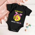 Strike Out Breast Cancer Awareness Softball Fighters Baby Onesie