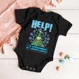 Surrounded By Snowflakes Baby Onesie