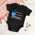 Technically The Glass Is Completely Full Funny Science Baby Onesie
