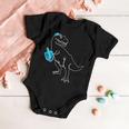 Trex Jewish Dreidel Baby Onesie