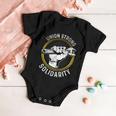 Union Strong Solidarity Labor Day Worker Proud Laborer Gift Baby Onesie