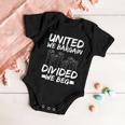 United We Bargain Divided We Beg Labor Day Union Worker Gift Baby Onesie