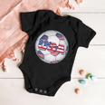 Usa Soccer Team Ball Baby Onesie