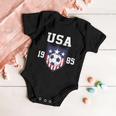 Usa Soccer Team V2 Baby Onesie