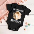 We All Roll For Initiative Dnd Dice Blm Baby Onesie