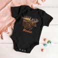 Wildlife - Moose Head Portrait Tshirt Baby Onesie