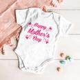 Happy Mothers Day Hearts Gift Tshirt Baby Onesie