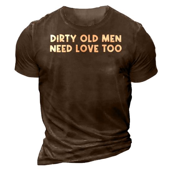 Dirty Old Men 3D Print Casual Tshirt | Seseable UK