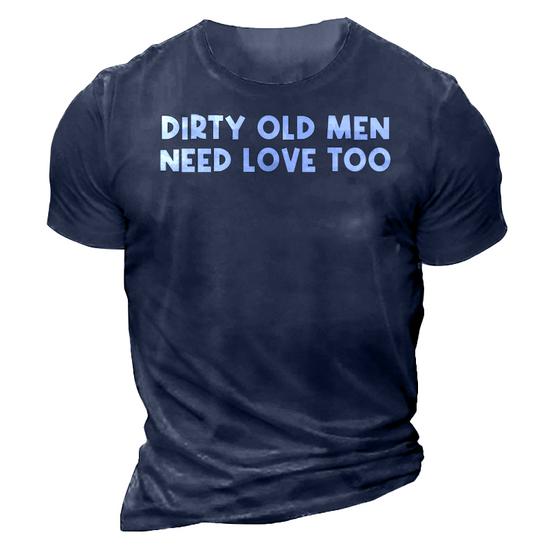 Dirty Old Men 3D Print Casual Tshirt | Seseable UK