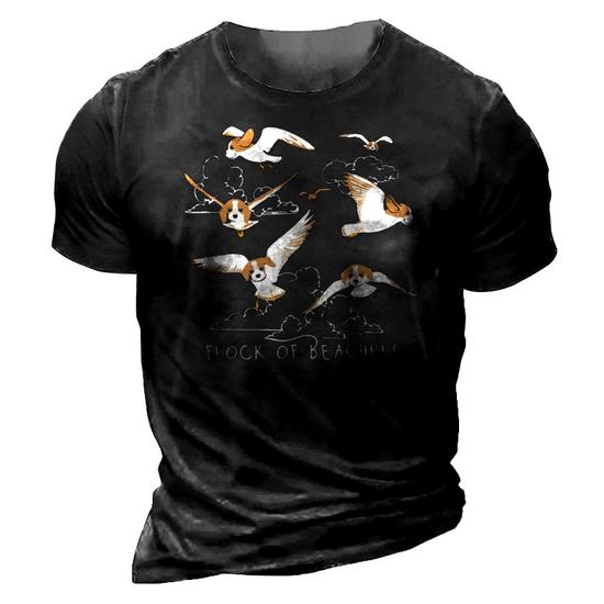 Funny 'I Do What I Want' Beagle Dog Graphic T-Shirt For Men – 100% Cotton Novelty Tee With Cool Design - View #9