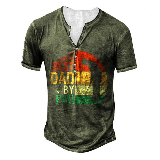 Mens Best Dad By Par Daddy Father's Day Gifts Golf Lover Golfer T-Shirt Mens Best Dad By Par Daddy Father's Day Gifts Golf Lover Golfer T-Shirt