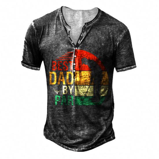 Mens Best Dad By Par Daddy Father's Day Gifts Golf Lover Golfer T-Shirt Mens Best Dad By Par Daddy Father's Day Gifts Golf Lover Golfer T-Shirt