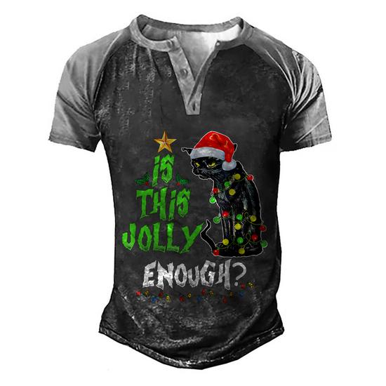 Is This Jolly Enough Noel Cat Merry Christmas T-Shirt Is This Jolly Enough Noel Cat Merry Christmas T-Shirt