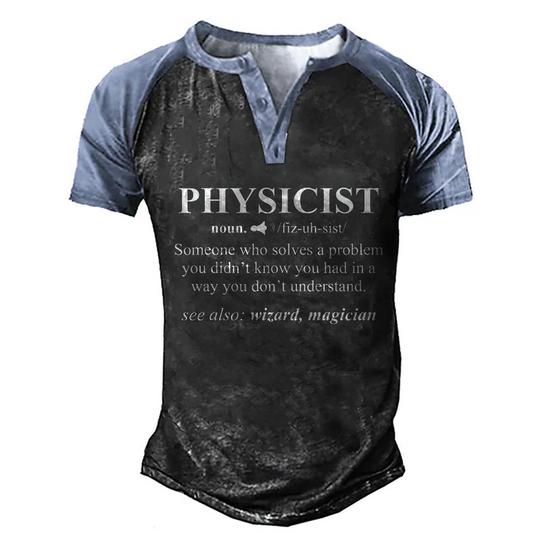 Physicist Definition Wizard Scientist Physics T-Shirt Funny