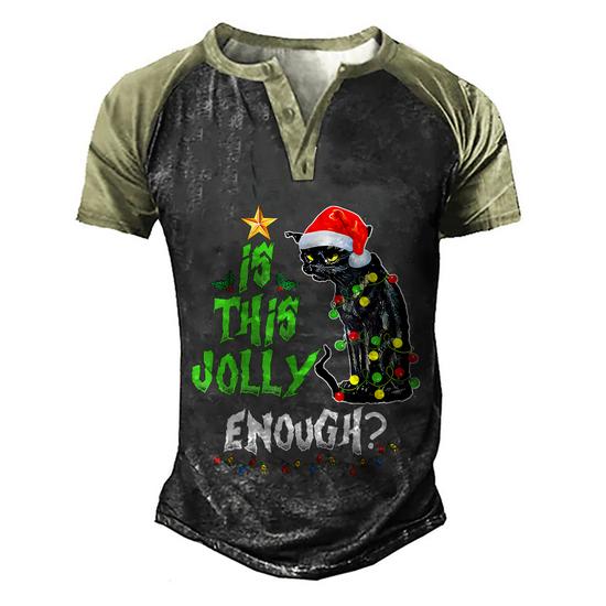 Is This Jolly Enough Noel Cat Merry Christmas T-Shirt Is This Jolly Enough Noel Cat Merry Christmas T-Shirt