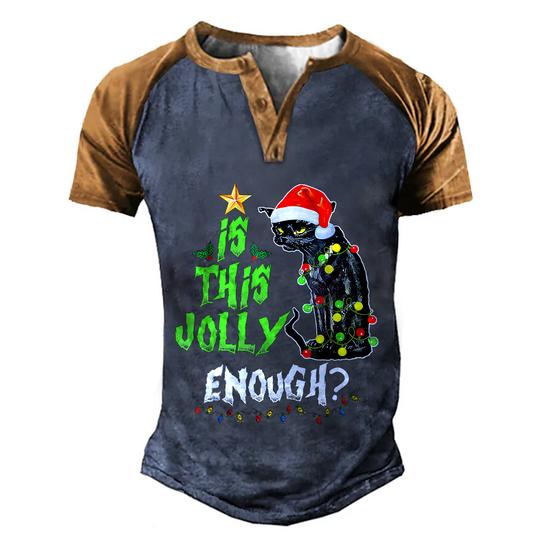 Is This Jolly Enough Noel Cat Merry Christmas T-Shirt Is This Jolly Enough Noel Cat Merry Christmas T-Shirt