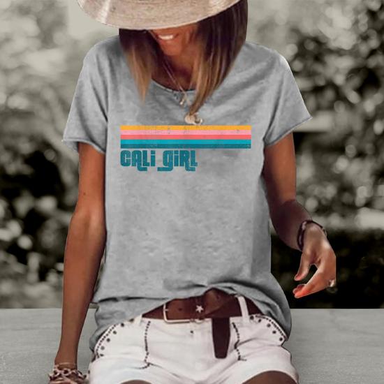 Women's Vintage California Shirt Cali Girl Summer Beach Tee Women's Vintage California Shirt Cali Girl Summer Beach Tee