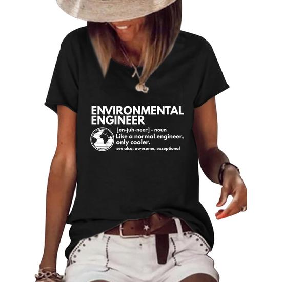 Environmental Engineer Definition Funny Engineering T Shirt