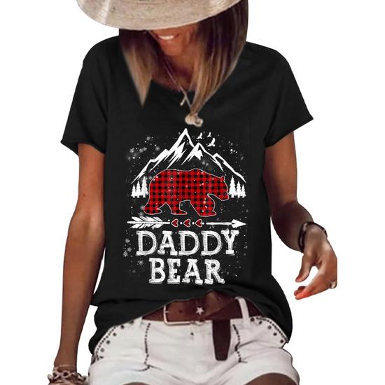 Red Plaid Daddy Bear Matching Pajama Family Christmas Gift T-Shirt Red Plaid Daddy Bear Matching Pajama Family Christmas Gift T-Shirt
