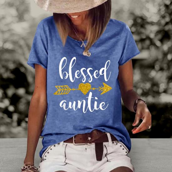 Cute Gold Arrow Blessed Aunt Shirt Thanksgiving Shirt Cute Gold Arrow Blessed Aunt Shirt Thanksgiving Shirt
