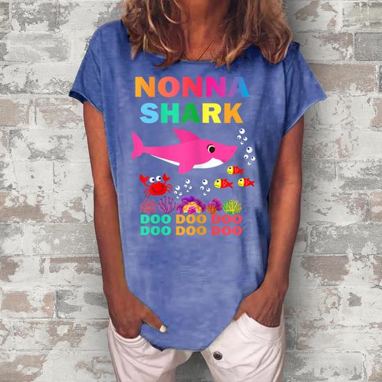 Oma Shark Matching Family Shark Shirt - Mothers Gift Oma Shark Matching Family Shark Shirt - Mothers Gift