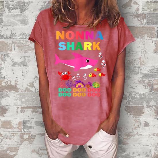 Oma Shark Matching Family Shark Shirt - Mothers Gift Oma Shark Matching Family Shark Shirt - Mothers Gift
