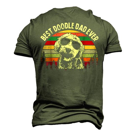 Mens Vintage Goldendoodle Dad T-Shirt - Best Doodle Dad Ever Mens Vintage Goldendoodle Dad T-Shirt - Best Doodle Dad Ever