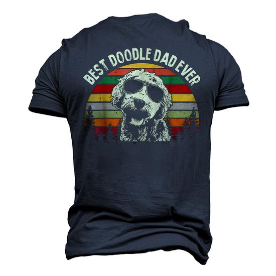 Mens Vintage Goldendoodle Dad T-Shirt - Best Doodle Dad Ever Mens Vintage Goldendoodle Dad T-Shirt - Best Doodle Dad Ever