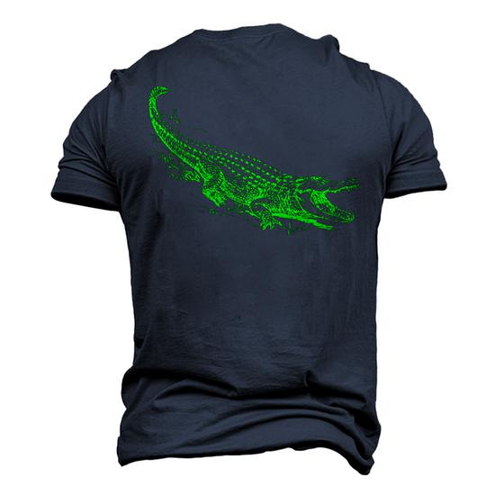 Fun Alligator Illustrative T-Shirt For Men And Boys Gator Fun Alligator Illustrative T-Shirt For Men And Boys Gator