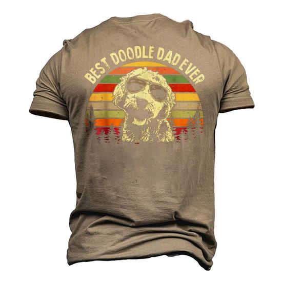Mens Vintage Goldendoodle Dad T-Shirt - Best Doodle Dad Ever Mens Vintage Goldendoodle Dad T-Shirt - Best Doodle Dad Ever