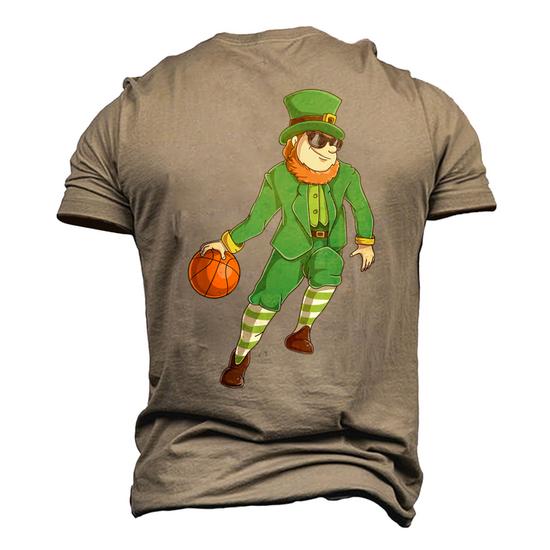 Leprechaun Basketball T Shirt St Patricks Day Boys Kids Men Leprechaun Basketball T Shirt St Patricks Day Boys Kids Men