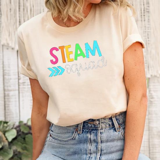 Science, Tech, Engineering, Math, Art Shirts - Steam Squad